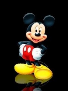 wallpaper kartun mickey mouse hitam