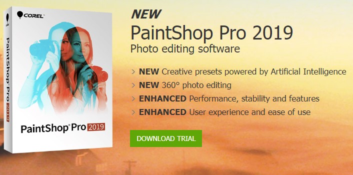 aplikasi edit foto PC paintshop pro
