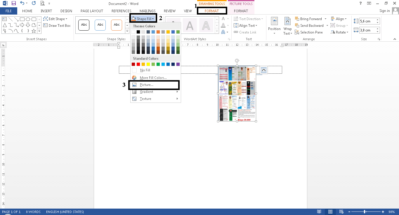 Cara Print Pas Foto Semua Ukuran Di Microsoft Word
